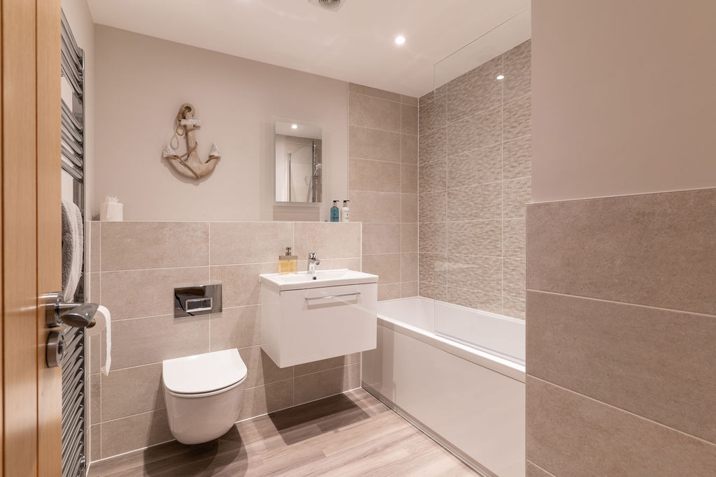 3 full bathrooms, plus a downstairs cloakroom